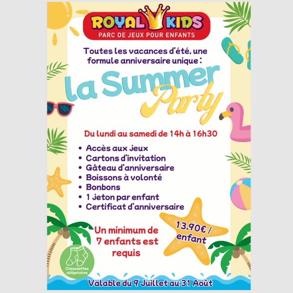 NOUVEAU : Formule Anniversaire spéciale vacances d&rsquo;été