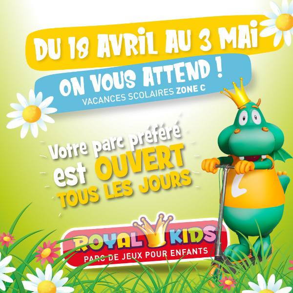 🎉 Vacances scolaires chez Royal Kids Beauchamp ! 🎉
