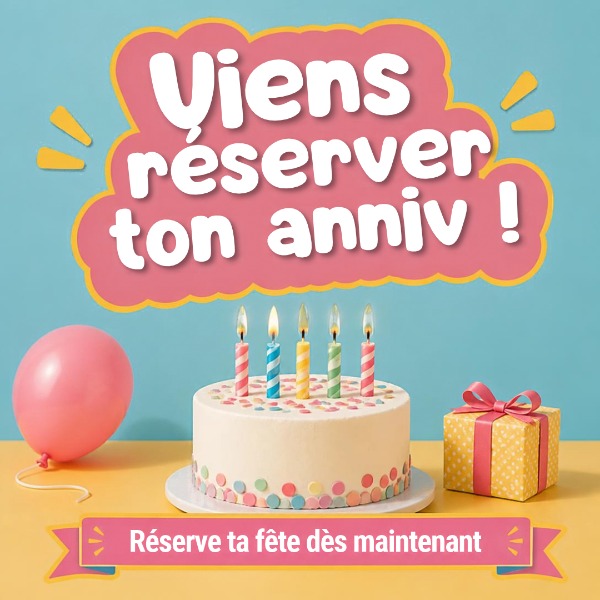 🎂🎉 RÉSERVE TON ANNIVERSAIRE CHEZ ROYAL KIDS ÉPÔNE ! 🎉🎂