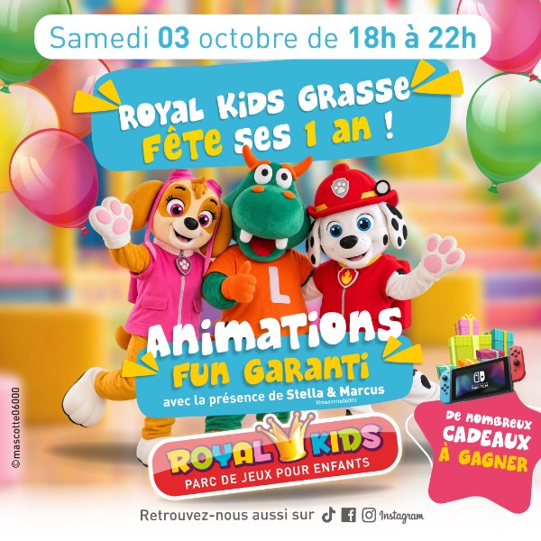 Royal Kids Grasse fête ses 1 an