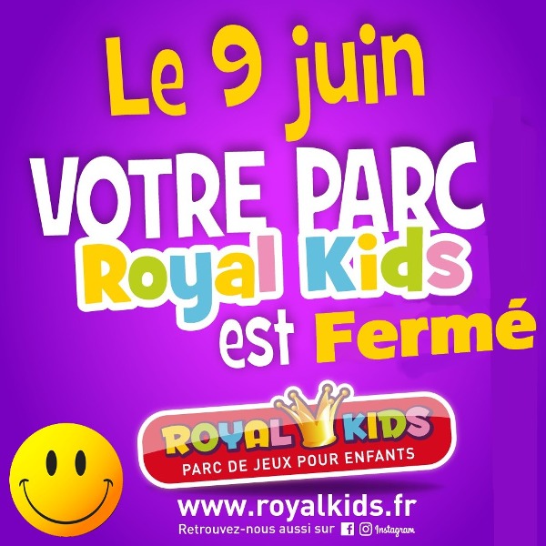 FERMETURE DU PARC LE 09 JUIN 2025