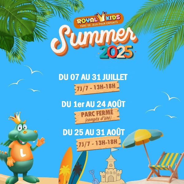 HORAIRES D’ÉTÉ