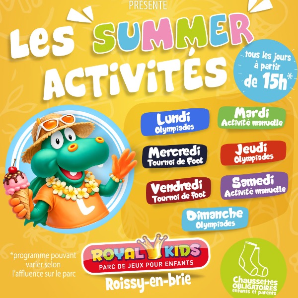 Planning Estival des Activités