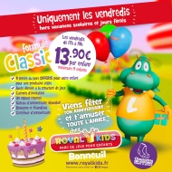 La formule tranquillou du vendredi ! Venez fêter un anniversaire en mode VIP 😎