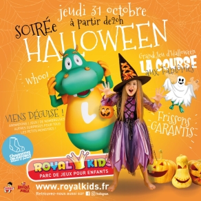 Jeudi 31 octobre - Soirée Halloween dans votre parc de jeux Royal Kids Vélizy2