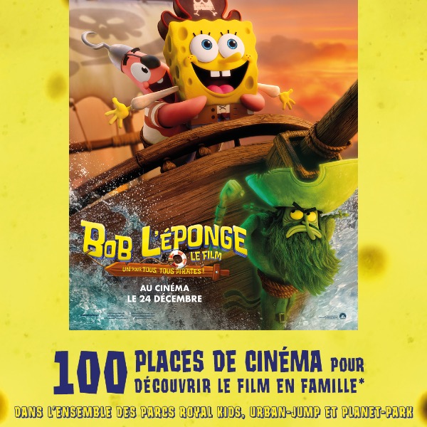 🎉 Royal Kids fête la sortie du nouveau film Bob l’Éponge – Un pour tous, tous pirates !
