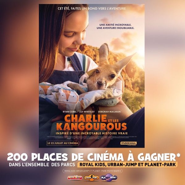 🎬 Gagne tes places pour Charlie et les Kangourous !